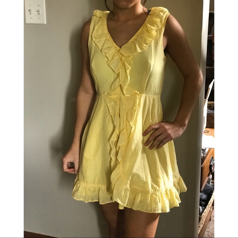 Akira yellow sun dress